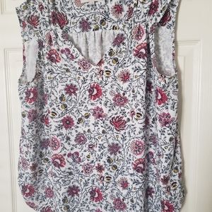 Loft sleeveless blouse